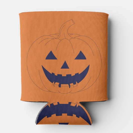 Halloween Pumpkin Blikjeskoeler (Achterkant)