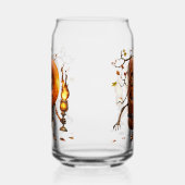 Halloween Pumpkin Blikvorm Glas (Links)