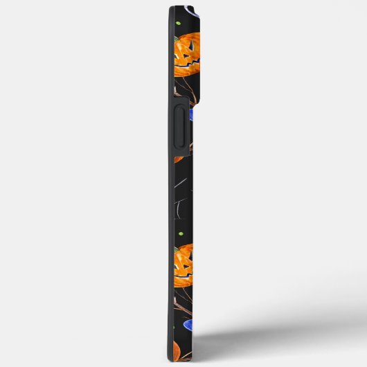 Halloween Pumpkin Blue Witch Pet iPhone Case Mate (Achterkant / Rechts)