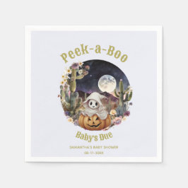 Halloween Pumpkin Boo baby shower Servet