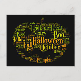 Halloween Pumpkin Boo! Briefkaart