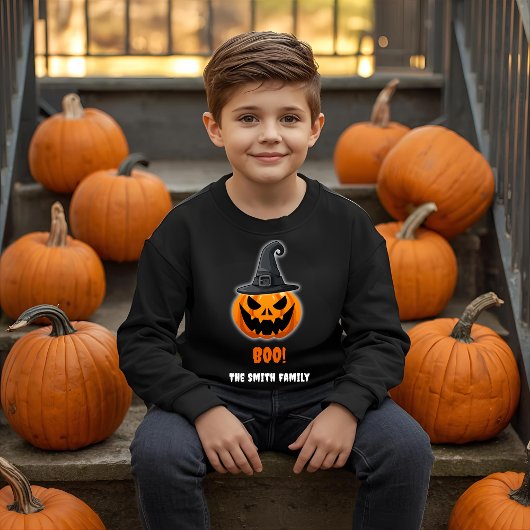 Halloween Pumpkin "BOO!" – Persoonlijke naam