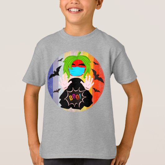 HALLOWEEN PUMPKIN BOO T-Shirt (Voorkant)
