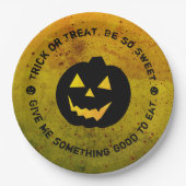 Halloween Pumpkin Bord met bloedplaatjes (Voorkant)