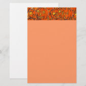 Halloween Pumpkin Border Briefpapier (Voorkant / Achterkant)