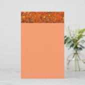 Halloween Pumpkin Border Briefpapier (Staand voorkant)