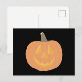 Halloween Pumpkin Briefkaart (Voorkant / Achterkant)