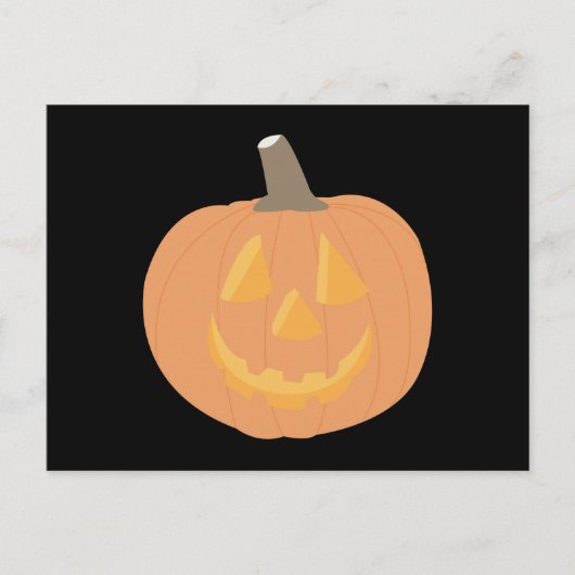 Halloween Pumpkin Briefkaart (Voorkant)