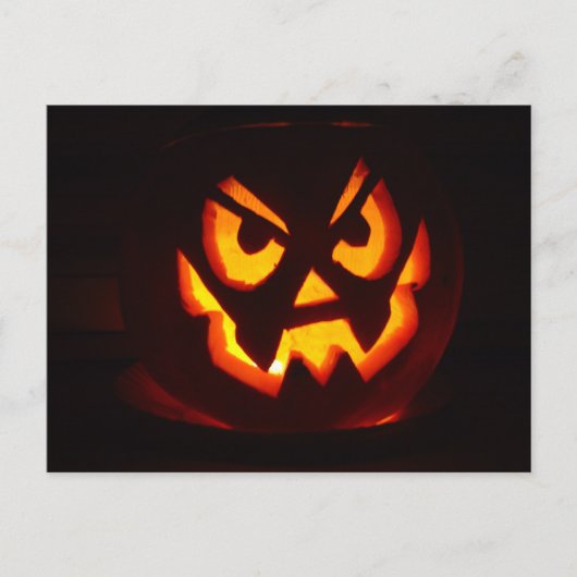 Halloween Pumpkin Briefkaart (Voorkant)