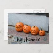 Halloween Pumpkin Briefkaart (Voorkant / Achterkant)