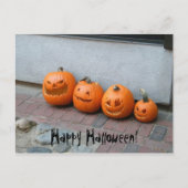Halloween Pumpkin Briefkaart (Voorkant)