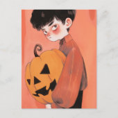 Halloween Pumpkin Briefkaart (Voorkant)