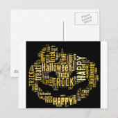 Halloween Pumpkin Briefkaart (Voorkant / Achterkant)