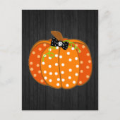 Halloween Pumpkin Briefkaart (Voorkant)