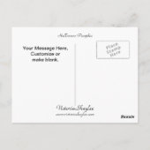 Halloween Pumpkin Briefkaart (Achterkant)