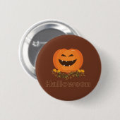 Halloween Pumpkin Browen Button (Voorkant /achterkant)