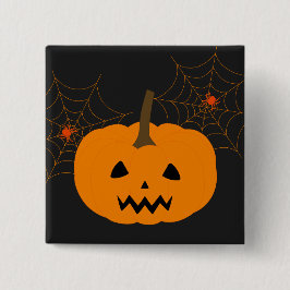 Halloween Pumpkin Button