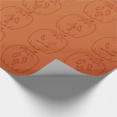 Halloween Pumpkin Cadeaupapier (Hoek)