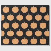 Halloween Pumpkin Cadeaupapier (Vlak)