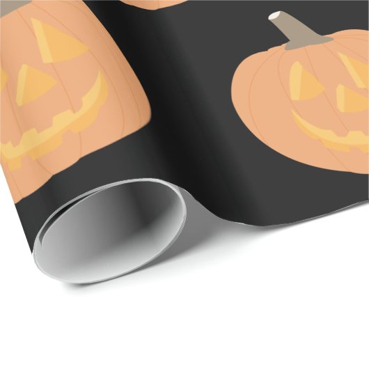Halloween Pumpkin Cadeaupapier (Rol Hoek)