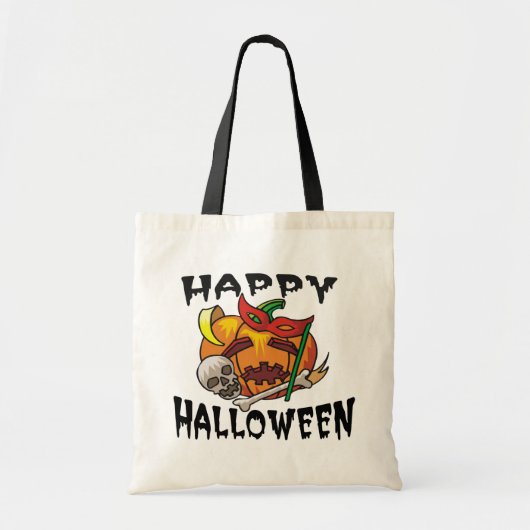 Halloween Pumpkin Canvas tas (Voorkant)