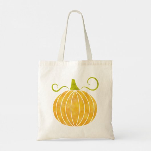 Halloween Pumpkin Canvas tas (Achterkant)