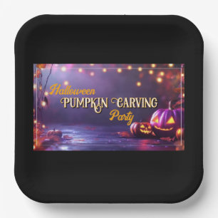 Halloween Pumpkin Carving Party Bord