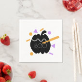 Halloween Pumpkin Carving Party Confetti Sprinkles Servet (Insitu)