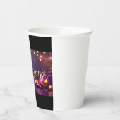 Halloween Pumpkin Carving Party Cup Papieren Bekers (Links)