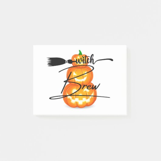 Halloween Pumpkin carving Party Post-it® Notes (Voorkant)