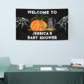 Halloween Pumpkin Cat Baby shower Spandoek (Beurs)