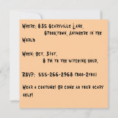  Halloween Pumpkin & Cat in mozaïek Kaart (Achterkant)