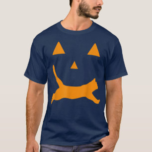 Halloween Pumpkin cat Jackolantern Costume Halowe T-shirt