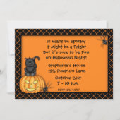 Halloween Pumpkin Cat Kaart (Voorkant)