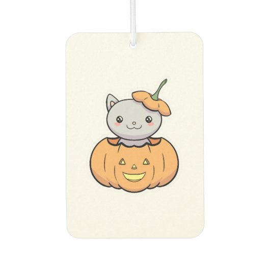 Halloween Pumpkin Cat   Luchtverfrisser (Voorkant)