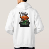 Halloween Pumpkin Chef - Spooky Cauldron Horror Hoodie (Achterkant)