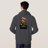 Halloween Pumpkin Chef - Spooky Cauldron Horror Hoodie (Achterkant volledig)