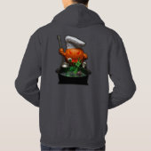 Halloween Pumpkin Chef - Spooky Cauldron Horror Hoodie (Achterkant)