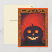 Halloween Pumpkin Collage Briefkaart (Voorkant / Achterkant)
