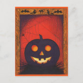 Halloween Pumpkin Collage Briefkaart (Voorkant)