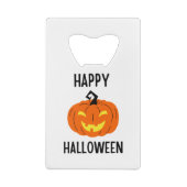 Halloween Pumpkin Creditkaart Flessenopener (Achterkant)