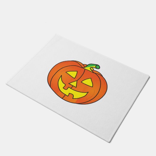 Halloween Pumpkin Cute Witch Chicken Deurmat (Schuin)