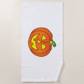 Halloween Pumpkin Cute Witch Chicken Strandlaken (Voorkant)