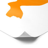 Halloween Pumpkin Dachshund Jack-O-Lantern Costum Poster (Hoek)