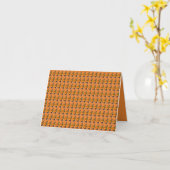 Halloween Pumpkin Dance-kleur Ontworpen Kaart (Gele Bloem)