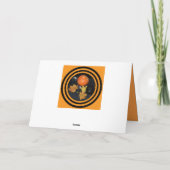 Halloween Pumpkin decoratie Feestdagen Kaart (Achterkant)