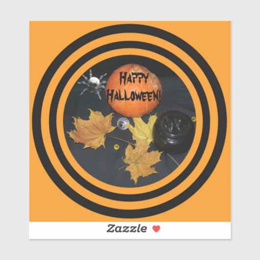 Halloween Pumpkin decoratie Sticker (Vel)