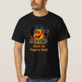 Halloween Pumpkin Devil Trident Zombie Monster T-shirt (Voorkant)