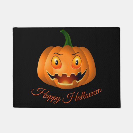 Halloween Pumpkin Doormat Deurmat (Voorkant)