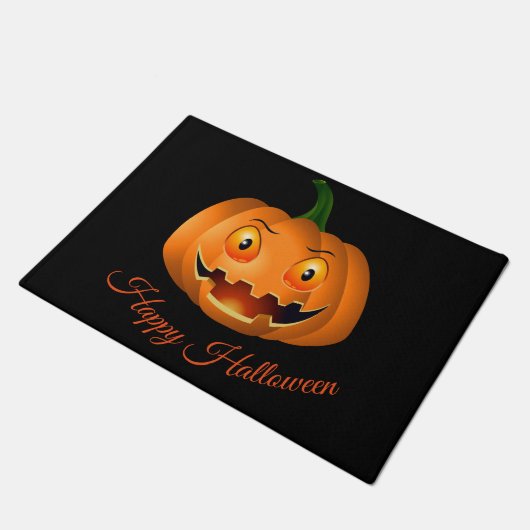 Halloween Pumpkin Doormat Deurmat (Schuin)